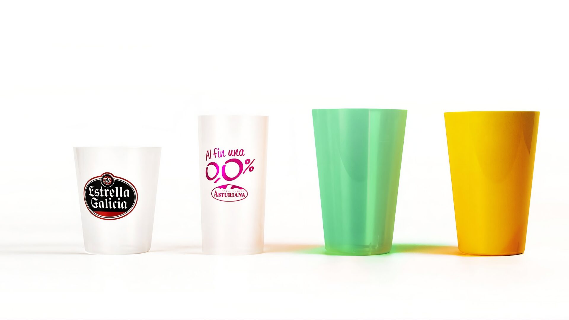 personalización de vasos de plástico